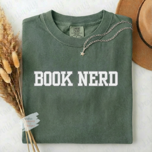 Book Nerd (White Letters)