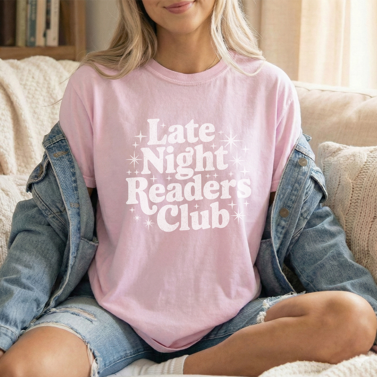 Late Night Readers Club (white)