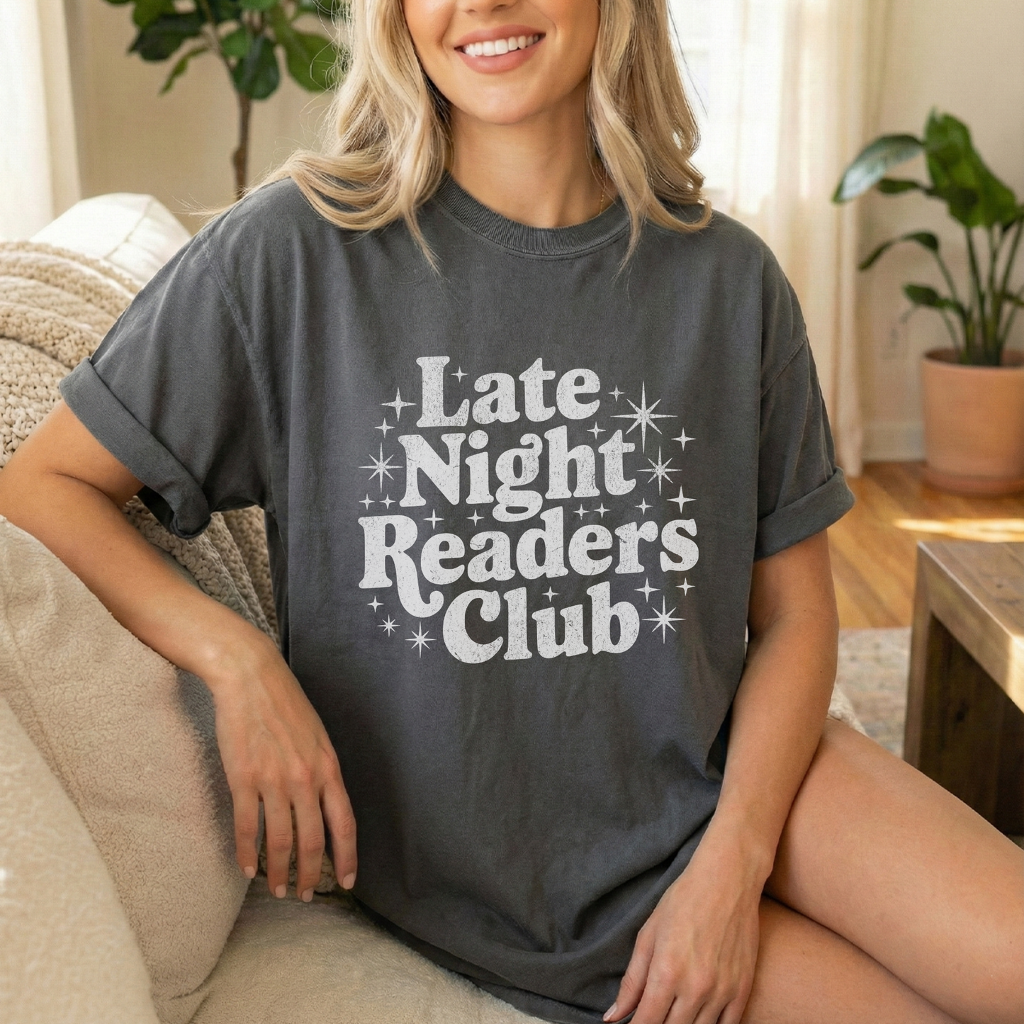 Late Night Readers Club (white)