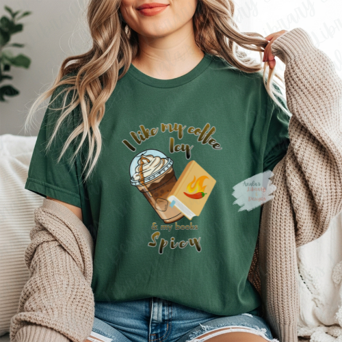 I Like My Coffee Icy & My Books Spicy