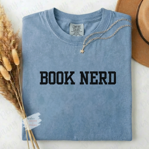 Book Nerd (Black Letters)