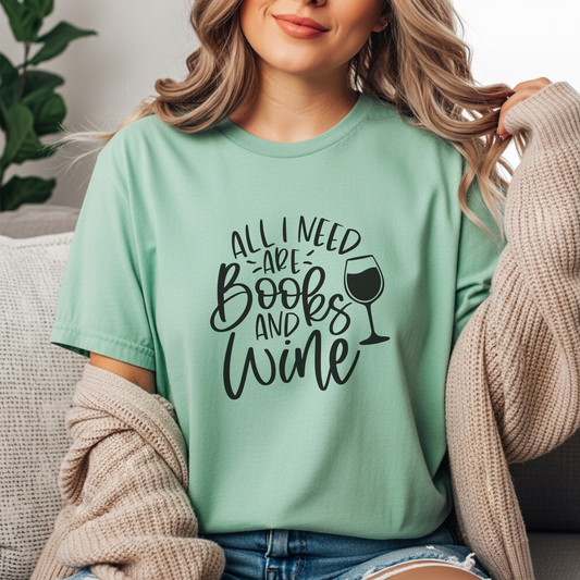 All I need are books and wine