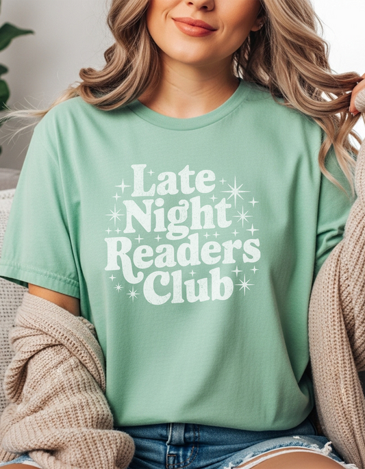 Late Night Readers Club (white)