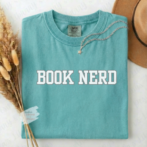 Book Nerd (White Letters)
