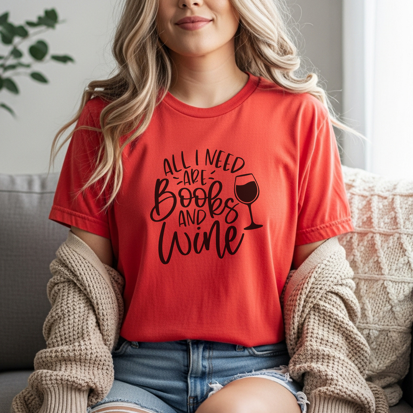 All I need are books and wine
