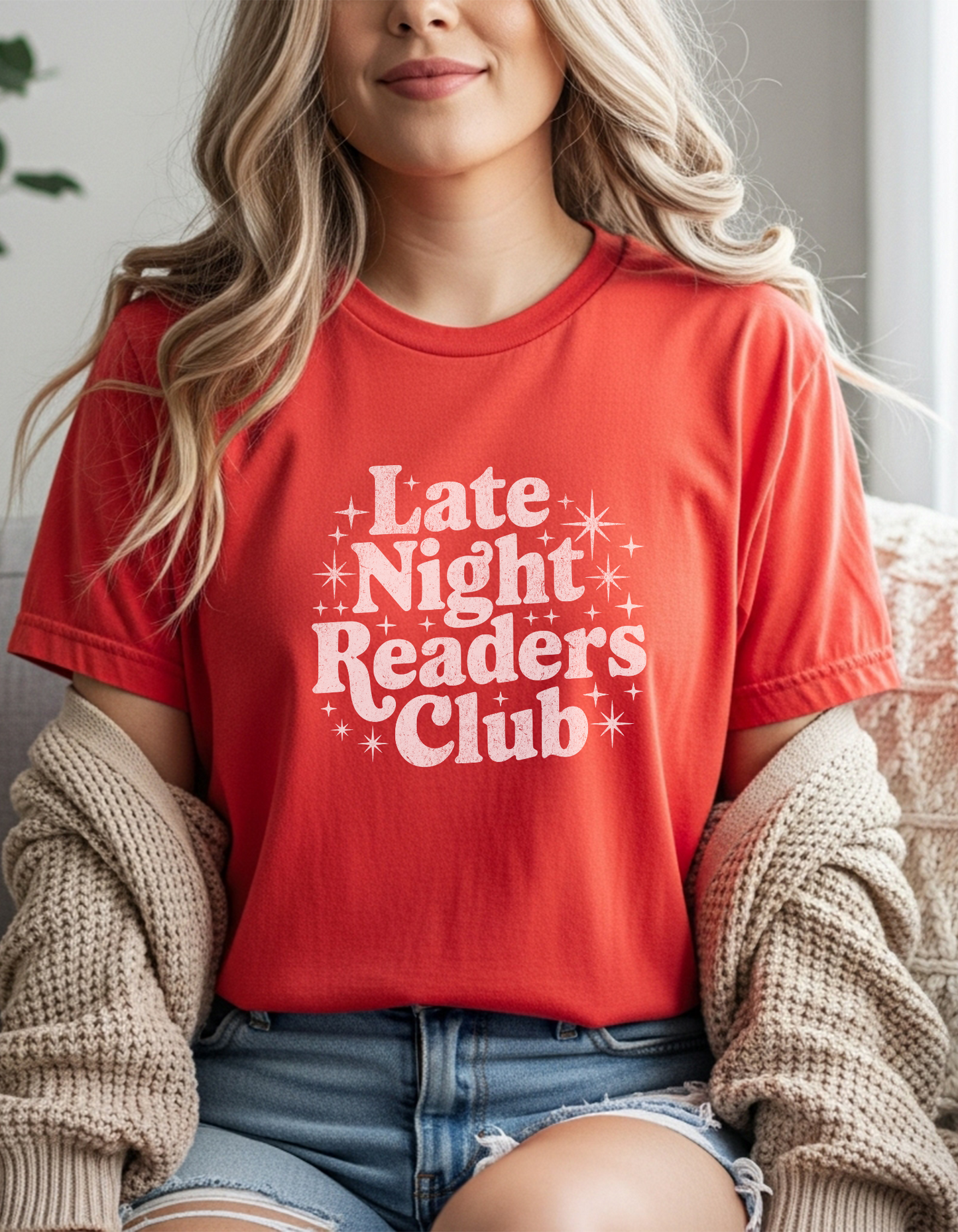 Late Night Readers Club (white)