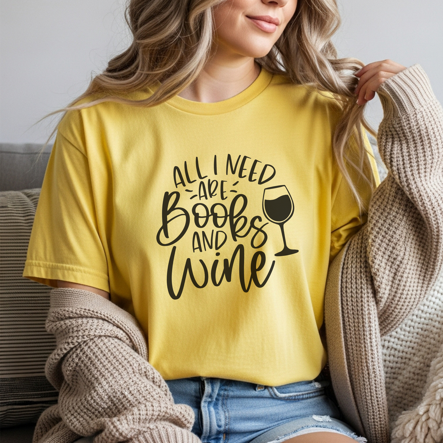 All I need are books and wine
