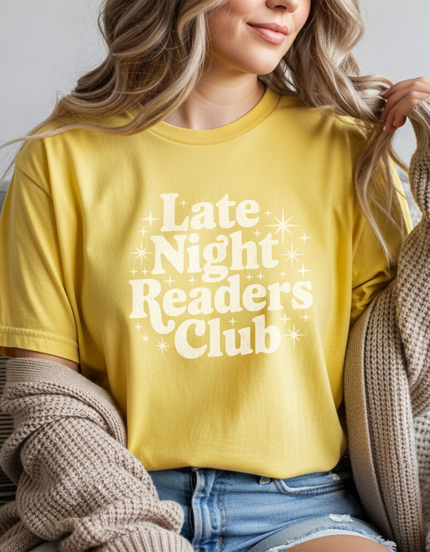 Late Night Readers Club (white)