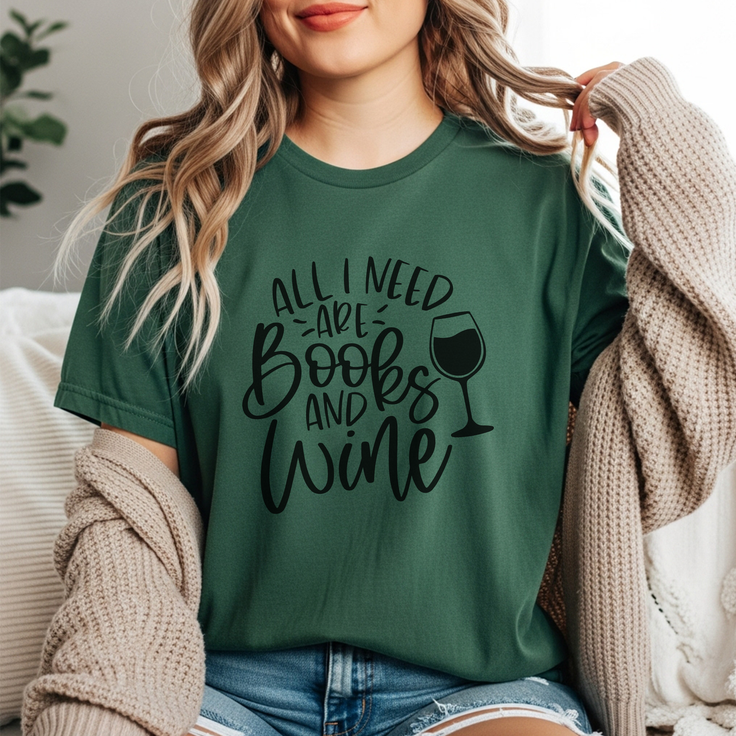 All I need are books and wine