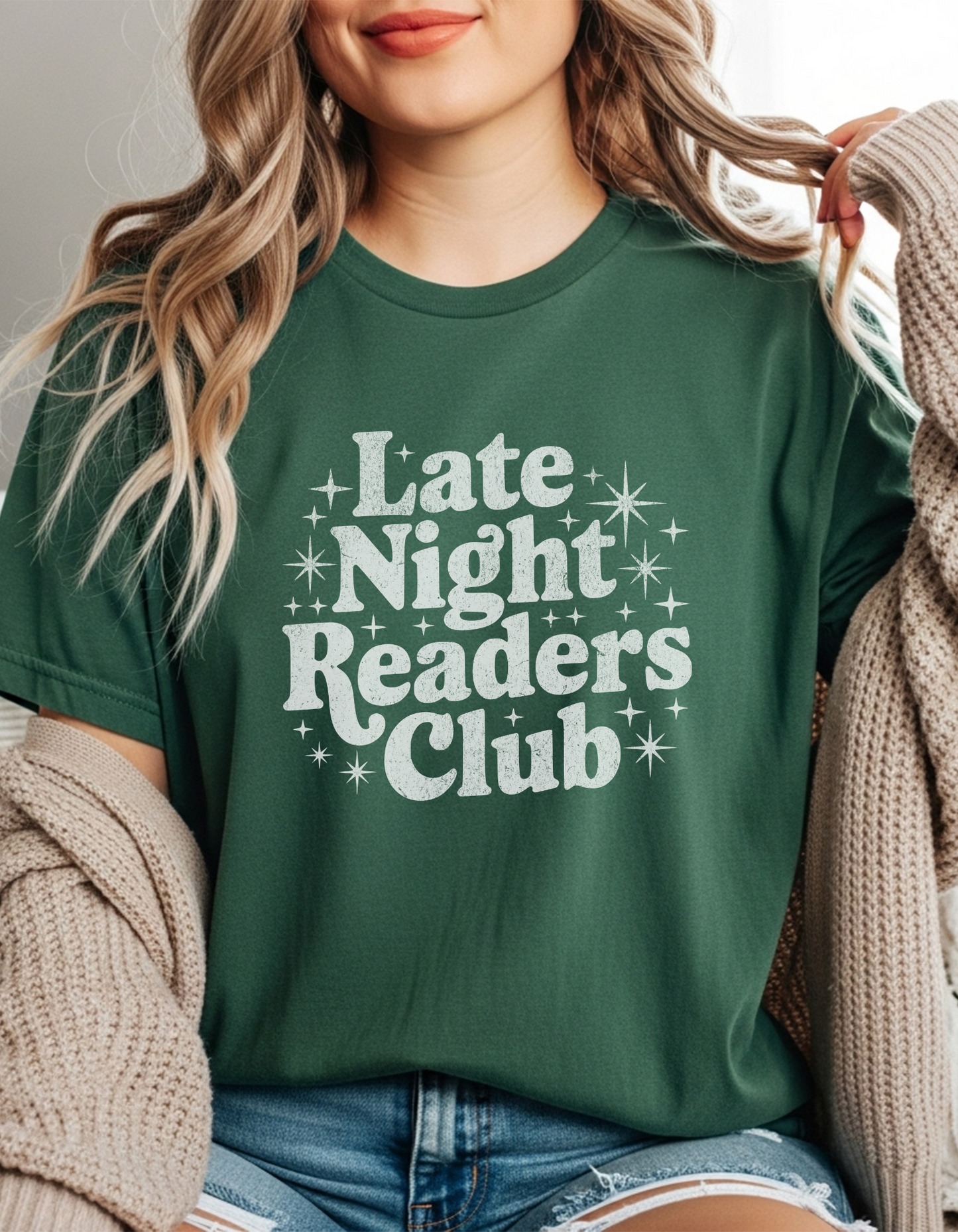 Late Night Readers Club (white)