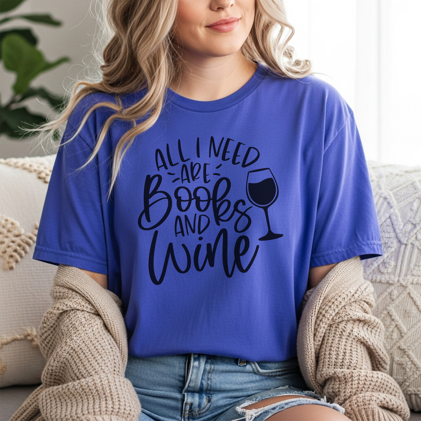 All I need are books and wine