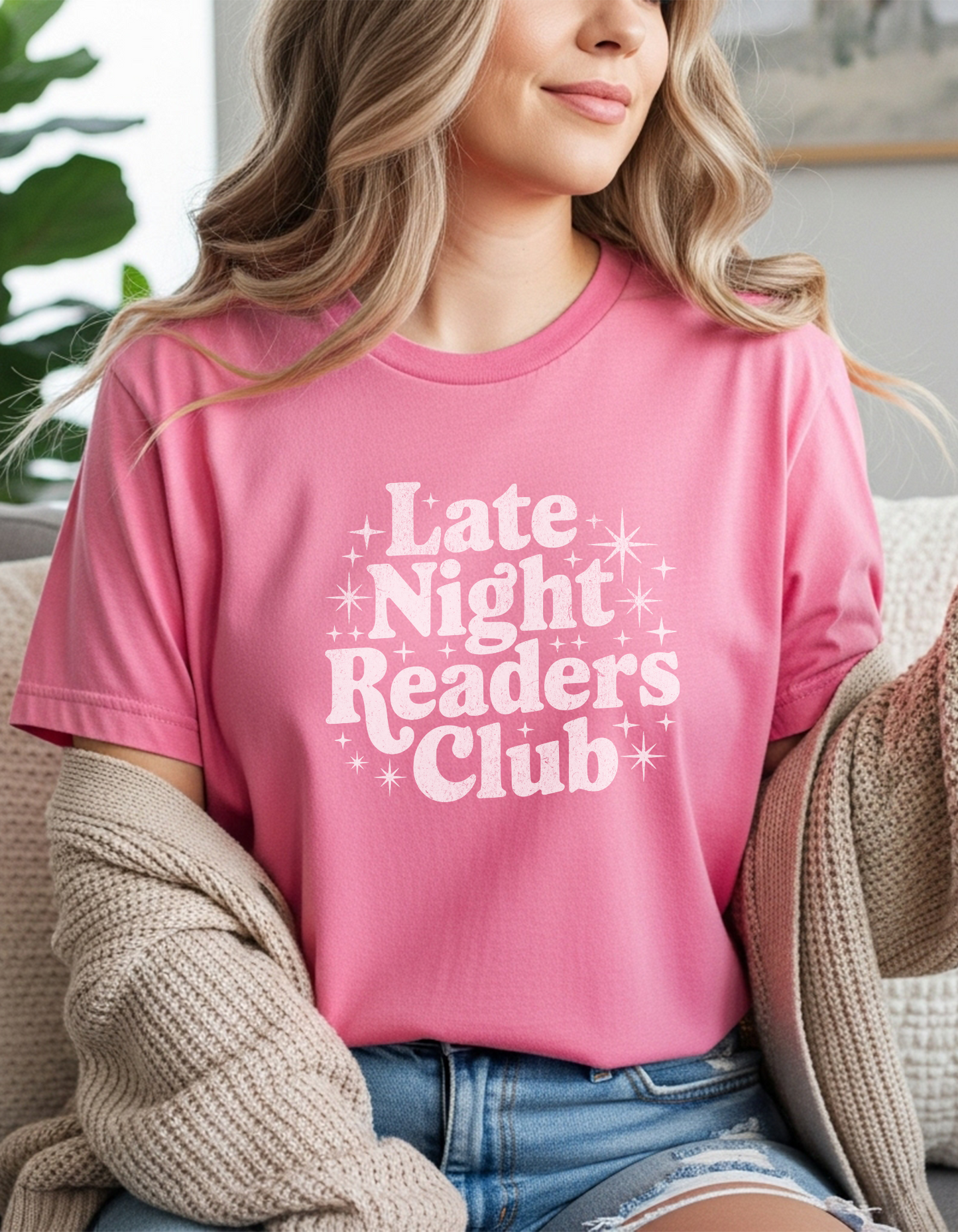 Late Night Readers Club (white)