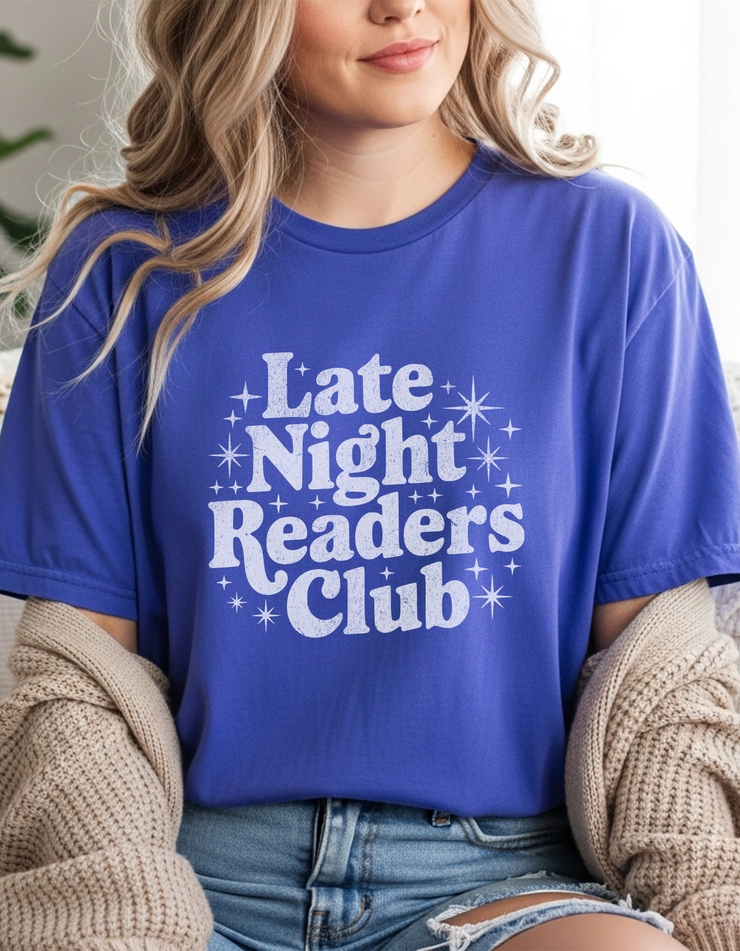 Late Night Readers Club (white)
